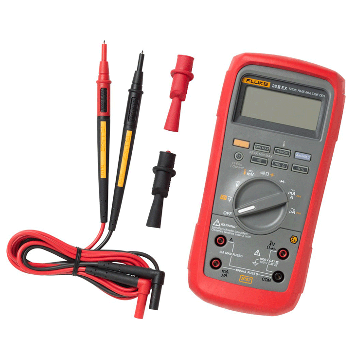 FLUKE 28 II Ex Intrinsically Safe True-rms Digital Multimeter